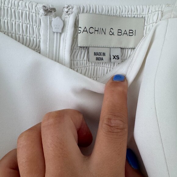 Sachin + Babi Stephi Dress in Ivory - Picture 9 of 12